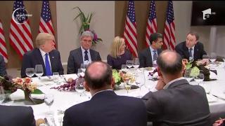 Donald Trump, la forumul Economic Mondial de la Davos. Liderul SUA i-a ameninţat pe palestinieni
