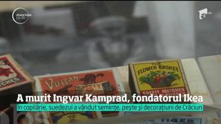 Ingvar Kamprad, fondatorul Ikea, a murit la vârsta de 91 de ani