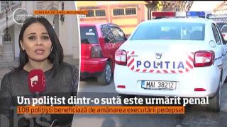 Cifre alarmante în România: un poliţist dintr-o sută este urmărit penal (Video)