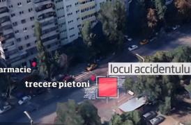 O asistentă medicală a fost lovită de o maşină chiar pe trecerea de pietoni din faţa spitalului în care lucra