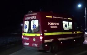 Căruţaş spulberat de maşină, la Bistriţa. Bărbatul a fost aruncat în aer câţiva metri în impactul violent