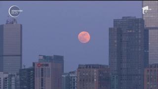 Superluna albastră-sângerie, imaginile deosebit de rare. Următoarea eclipsă totală de lună se vede din România