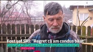 Fostul şef al SRI Prahova a fost audiat pentru prima dată după ce, la sfârşitul anului trecut, a ucis cu maşina o femeie