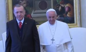 Intâlnire istorică la Vatican între Papa Francisc si Preşedintele Turciei