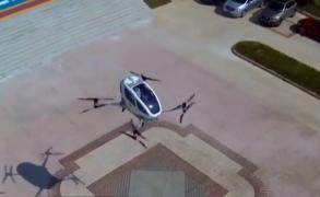 Premieră mondială. Prima dronă cu pasager a zburat