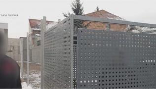 Paznicii supermarketului din Satu Mare care au ținut în cușcă o femeie au fost dați afară