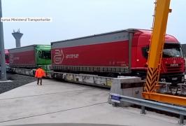 Cu TIR-ul pe calea ferată. Ministerul Transporturilor vrea să resusciteze un program care, acum 15 ani, a fost un eşec