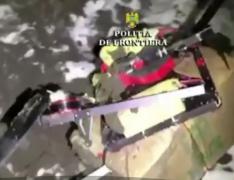 Contrabandă de țigări cu drona, la frontiera dintre Republica Moldova și România
