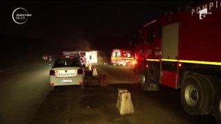 Accident rutier pe Centura Capitalei! Tir cu fier vechi, răsturnat pe contrasens (Video)