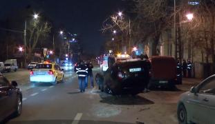 Şef al Poliţiei Locale Sector 3, dezastru după ce s-a urcat băut la volan în Capitală. Bărbatul a distrus trei maşini