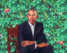 Ultimele portrete ale soţilor Barack şi Michelle Obama au stârnit reacţii spumoase pe Internet