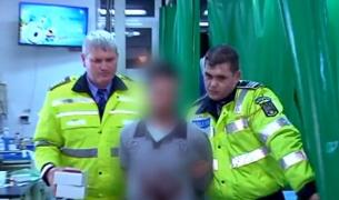Un tânăr de 21 de ani din Galaţi a mobilizat toată Poliţia, după ce a furat o maşină de lux şi a provocat un dezastru pe şosea
