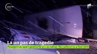 Un şofer a fost la un pas să provoace o tragedie, într-o localitate din judeţul Vaslui