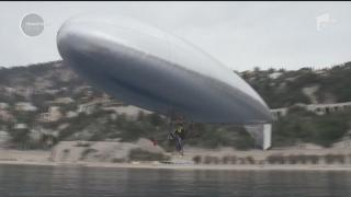 Un francez vrea să traverseze Mediterana într-un aparat de zbor cu pedale