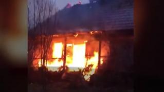 Moarte suspectă într-un incendiu din judeţul Sălaj