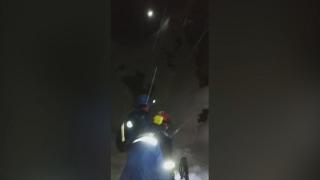 Primele imagini de la operațiunea de salvare a celor 6 turiști blocați în Bucegi