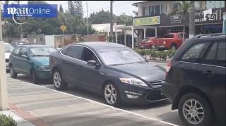 O şoferiţă profesionistă din Brazilia a reuşit să îşi scoată maşina din parcare în zbor