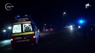 Plan roşu de intervenţie în Bistriţa. Două maşini, în care se aflau 10 persoane, s-au lovit frontal
