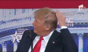 Donald Trump, ironic pe seama propriei chelii