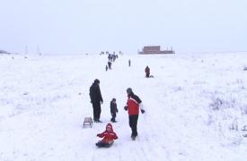 Localnicii din Târgu Mureș, obișnuiți cu iernile grele