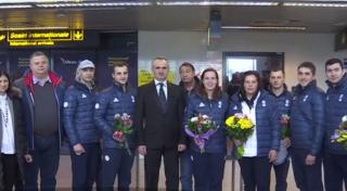 Lotul olimpic s-a întors acasă de la Olimpiada de Iarnă cu cea mai bună performanţă