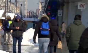 Gerul cumplit a cuprins şi Capitala. Temperaturile au coborât sub minus 20 de grade