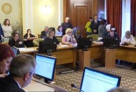 Scandal cu sindicalişti la Comisia de Muncă din Parlament