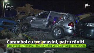 Au fost clipe de groază pe un drum din judeţul Mureş