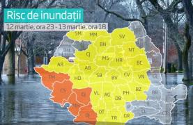 Se schimbă din nou vremea, în câteva ore! Vin ploi puternice şi inundaţii. Sunt zone în care va ninge