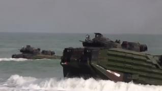 Exerciţiu militar de amploare pe plaja de la Capul Midia din Constanţa