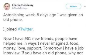 Reţelele de socializare i-au salvat viaţa unui om fără adăpost din Marea Britanie