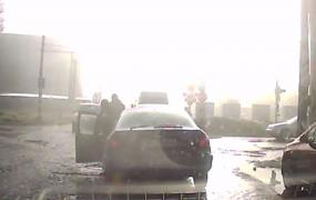 Doi soţi au murit pe loc după ce un tren a spulberat maşina lor, la Brăila