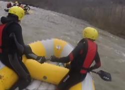 La Buzău, apele învolburate au adus bucurie! Pasionaţii de rafting se pregătesc de Campionatul European