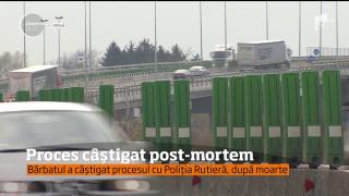 Un bărbat decedat a primit câştig de cauză în instanţă! Omul a cerut anularea unei amenzi primite pentru depăşirea vitezei