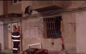 Explozie devastatoare la un bloc din Târgu-Jiu. O tânără este în stare gravă