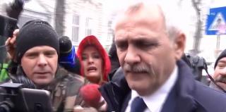 Scandal la Instanţa Supremă. Liviu Dragnea a fost aşteptat cu proteste şi cordon de jandarmi
