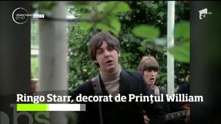 Ringo Starr a primit titlul de cavaler al Coroanei Britanice de la Prinţul William
