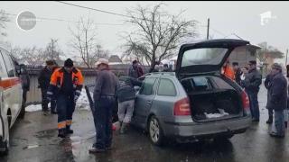 Accident grav provocat de un călugăr băut, în Neamţ. Două victime au ajuns la spital