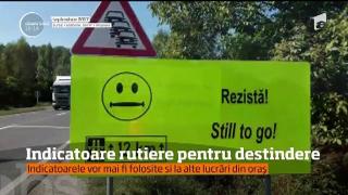 Indicatoare rutiere pentru destindere