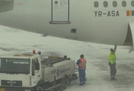 Vremea a făcut prăpăd şi la Otopeni, unde au fost anulate 12 zboruri