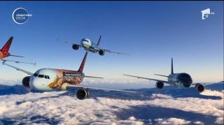 Avioanele companiei aeriene naţionale belgiene, transformate în opere de artă zburătoare