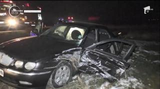 Imagini dramatice de la accidentul violent din Timiş, soldat cu 11 victime. Un TIR a izbit două maşini