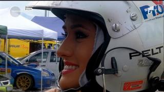 Iuliana Pepene, copilot pentru o zi la Raliul Braşovului