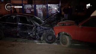 Accident la Medgidia! Un şofer s-a urcat băut la volan şi a pătruns pe contrasens, unde a izbit o altă maşină