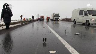 Tragedie pe E 85, la Podgoria, chiar la limita dintre Vrancea şi Buzău
