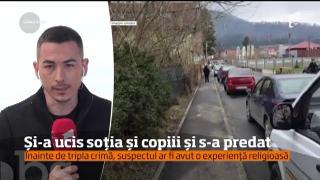 Caz îngrozitor în Brașov. Și-a ucis soția și copiii și s-a predat