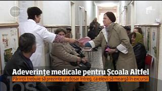 Adeverințe medicale pentru Școala Altfel