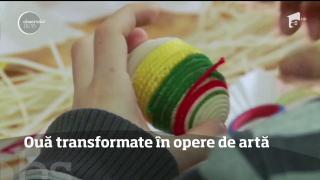 Ouă transformate în opere de artă! Metoda ingenioasă a unei femei din Polonia