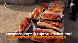 Locuitorii dintr-o comună din Iaşi îşi coc cozonacii în acelaşi cuptor