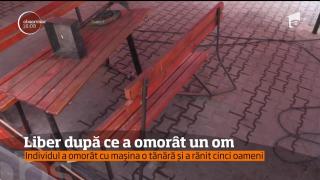 Şoferul care a omorât o tânără şi a rănit cinci angajaţi în curtea unei fabricii din Argeş, lăsat liber